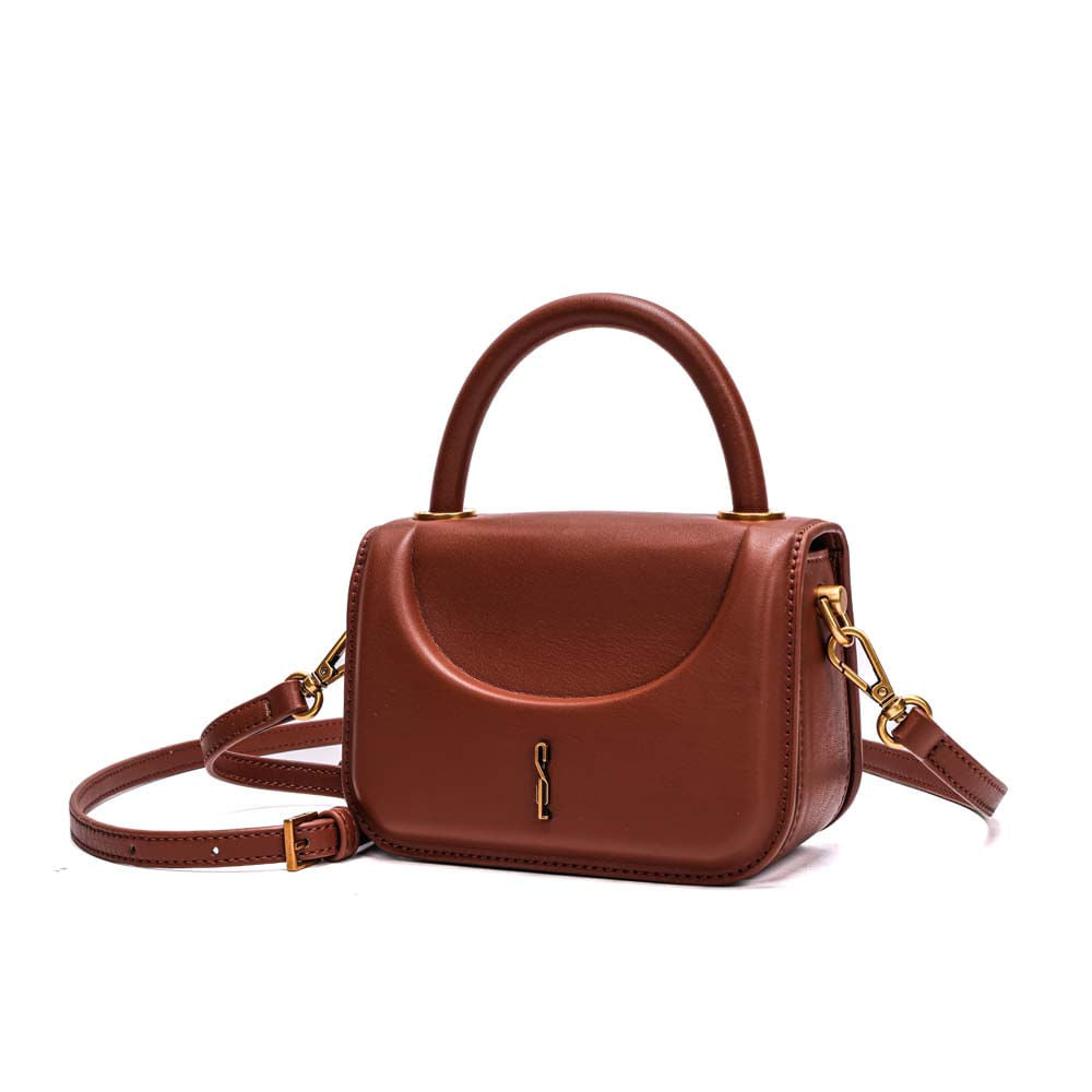 Bolsa Transversal Santa Lolla Terracota Alça Dupla