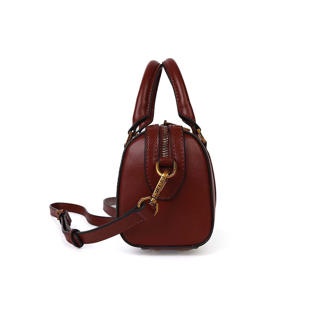 Bolsa Transversal Santa Lolla Terracota Alça Dupla