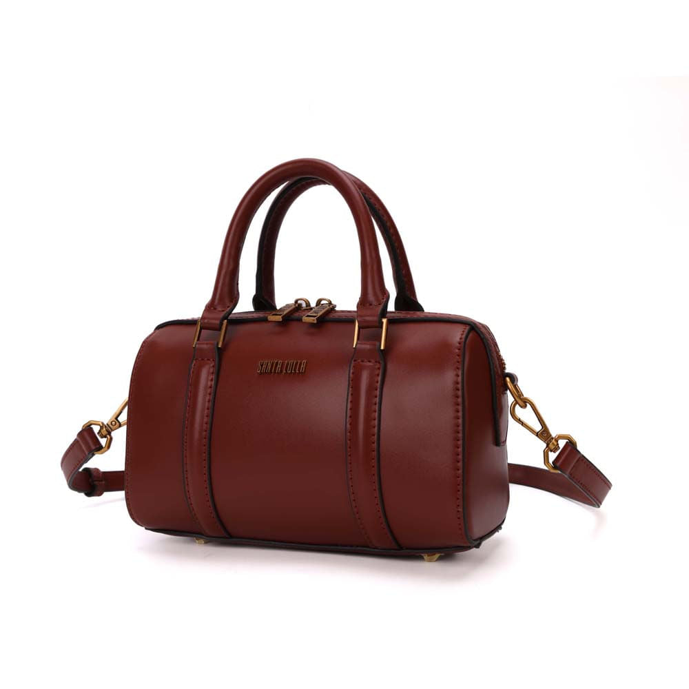 Bolsa Transversal Santa Lolla Terracota Alça Dupla