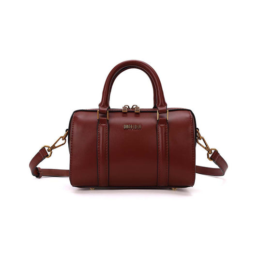 Bolsa Transversal Santa Lolla Terracota Alça Dupla