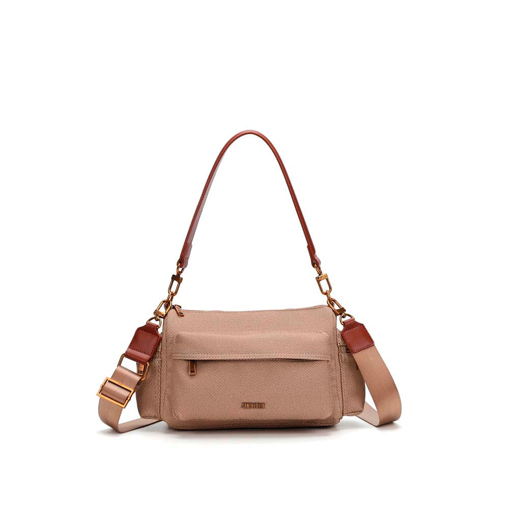 Bolsa Transversal Santa Lolla Terracota Canvas