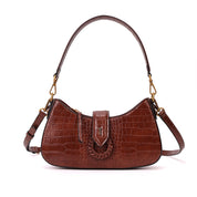 Bolsa Transversal Santa Lolla Terracota Croco Pequena