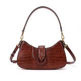 Bolsa Transversal Santa Lolla Terracota Croco Pequena