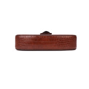 Bolsa Transversal Santa Lolla Terracota Croco Pequena