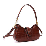Bolsa Transversal Santa Lolla Terracota Croco Pequena