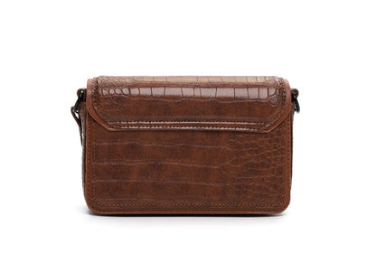 Bolsa Transversal Santa Lolla Terracota Croco Pequena