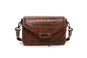 Bolsa Transversal Santa Lolla Terracota Croco Pequena