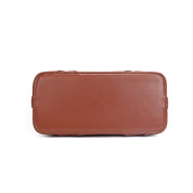 Bolsa Transversal Santa Lolla Terracota Trama Geométrica