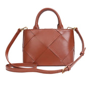 Bolsa Transversal Santa Lolla Terracota Trama Geométrica
