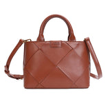 Bolsa Transversal Santa Lolla Terracota Trama Geométrica