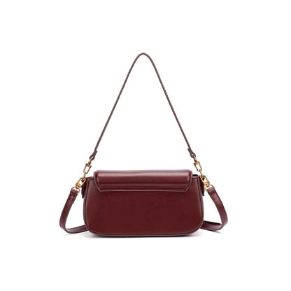 Bolsa Transversal Santa Lolla Vinho Alça Tiracolo