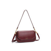 Bolsa Transversal Santa Lolla Vinho Alça Tiracolo
