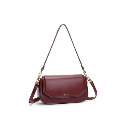 Bolsa Transversal Santa Lolla Vinho Alça Tiracolo