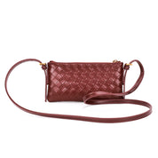 Bolsa Transversal Santa Lolla Vinho Tressê Pequena
