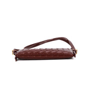 Bolsa Transversal Santa Lolla Vinho Tressê Pequena