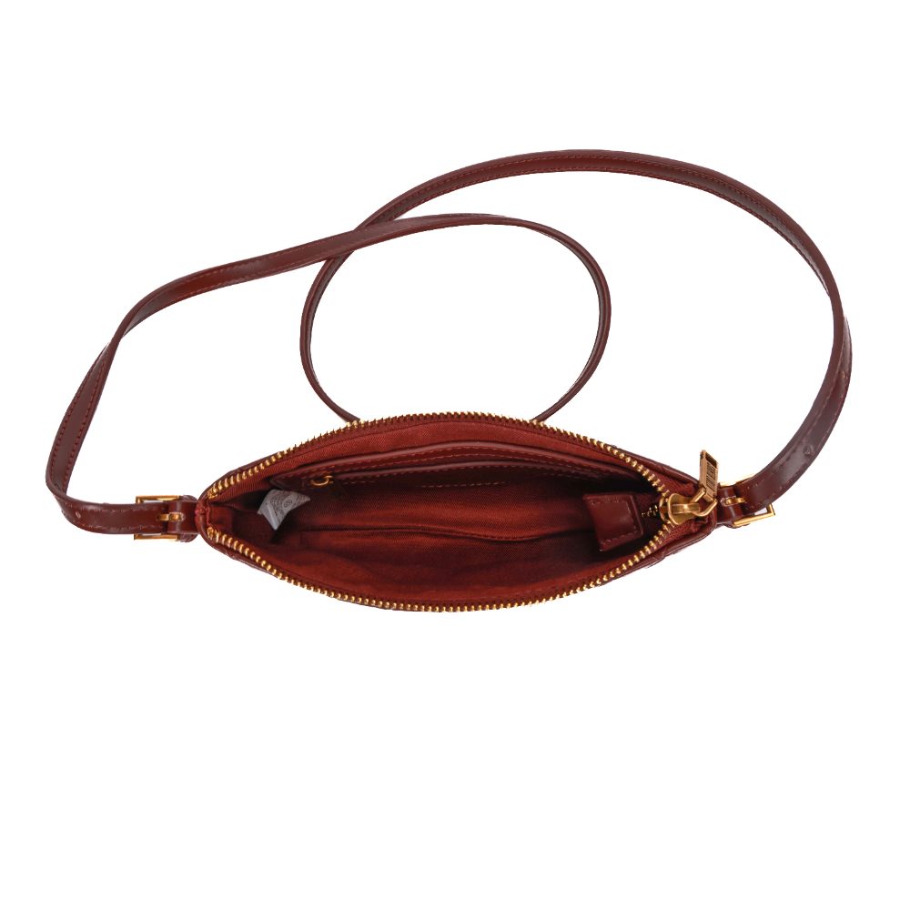 Bolsa Transversal Santa Lolla Vinho Tressê Pequena