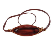 Bolsa Transversal Santa Lolla Vinho Tressê Pequena