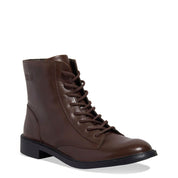 Bota Coturno Santa Lolla Marrom Couro Sola Lisa