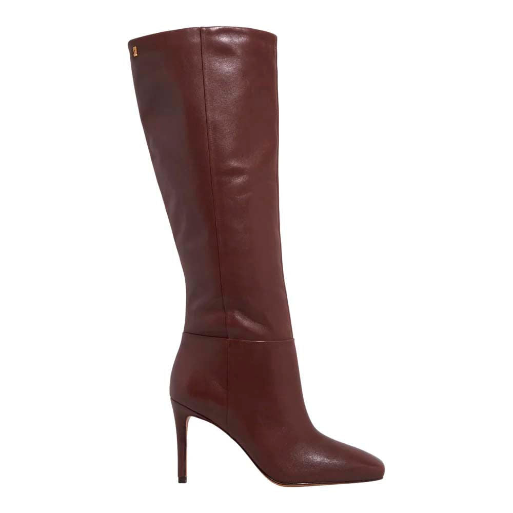 Bota Santa Lolla Marrom Cano Alto Salto Fino