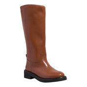Bota Santa Lolla Marrom Cano Alto Sola Preta