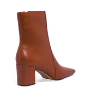 Bota Santa Lolla Marrom Couro Salto Bloco