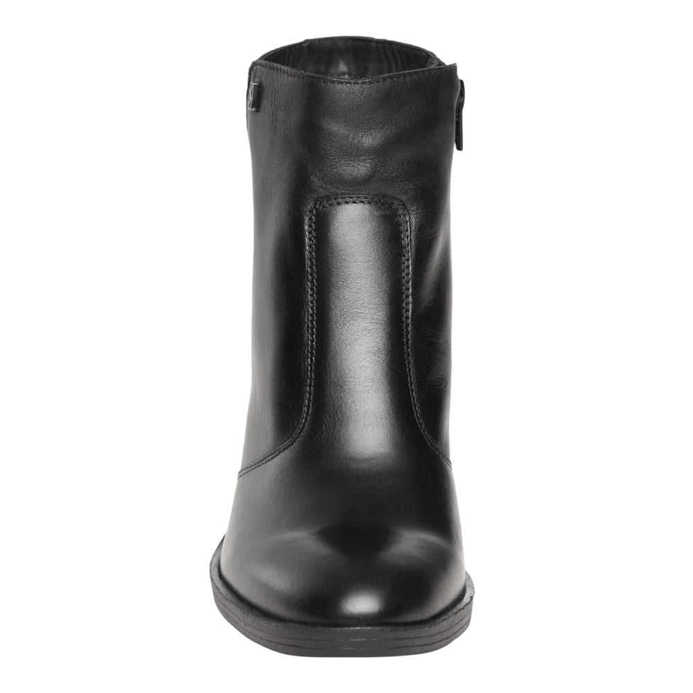 Bota Santa Lolla Preta Cano Baixo Salto Bloco