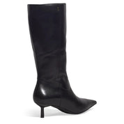 Bota Santa Lolla Preta Cano Médio Salto Baixo