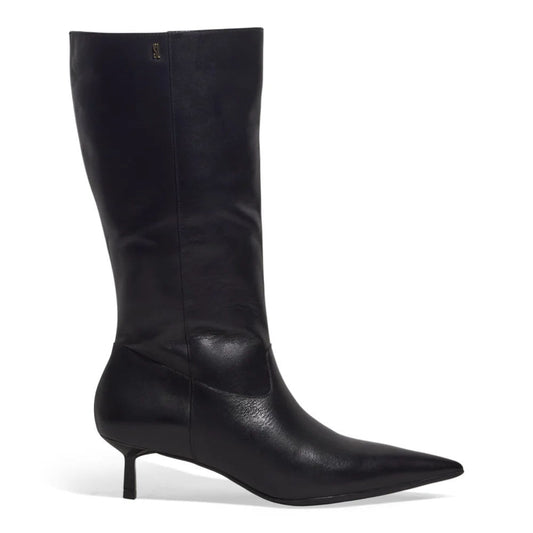 Bota Santa Lolla Preta Cano Médio Salto Baixo