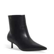 Bota Santa Lolla Preta Couro Cano Curto Salto Baixo