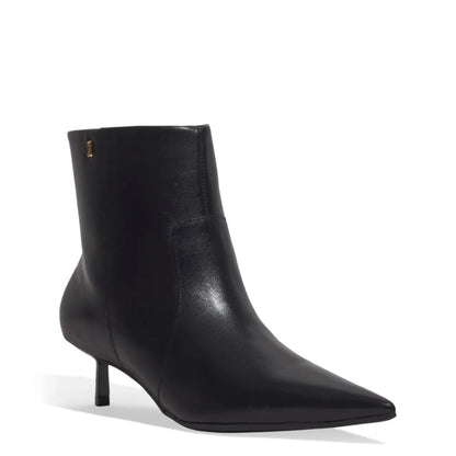 Bota Santa Lolla Preta Couro Cano Curto Salto Baixo