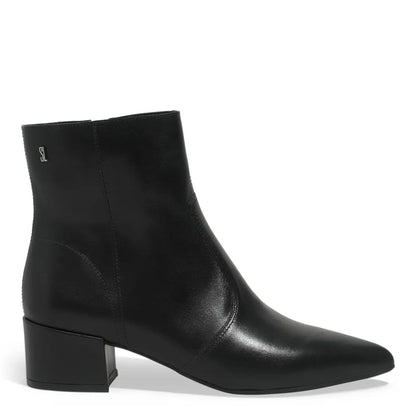 Bota Santa Lolla Preta Couro Salto Bloco