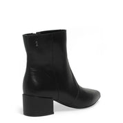 Bota Santa Lolla Preta Couro Salto Bloco