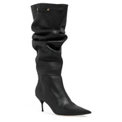 Bota Santa Lolla Preta Slouch Salto Fino