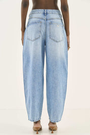 Calça Jeans Barril Colcci Azul Cintura Alta