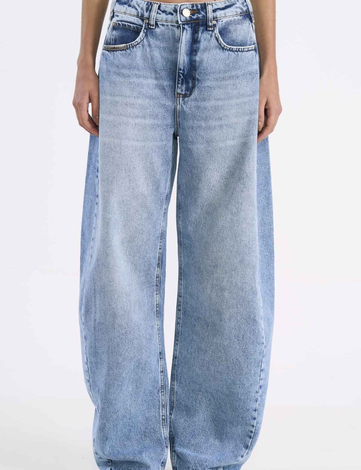 Calça Jeans Barril Colcci Azul Lavagem Clara