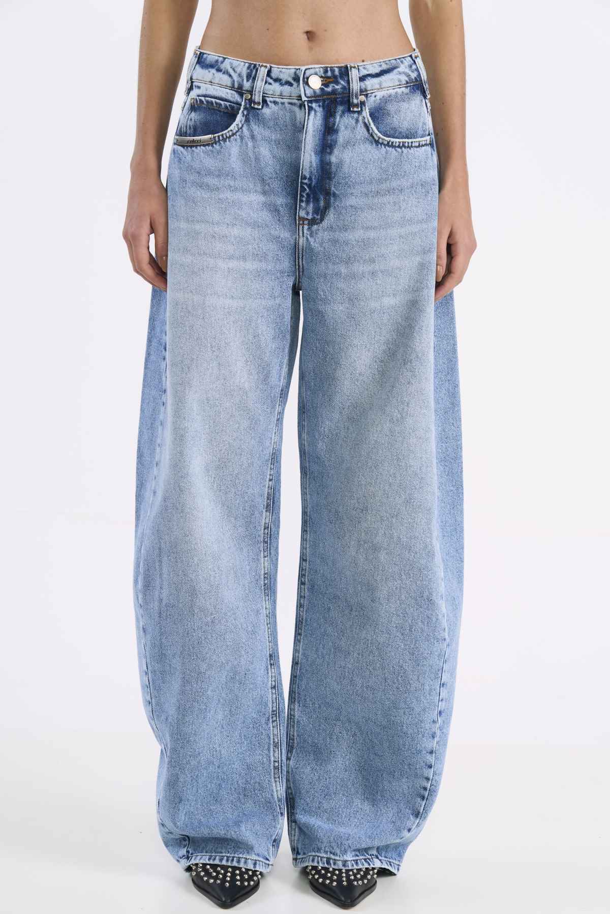 Calça Jeans Barril Colcci Azul Lavagem Clara