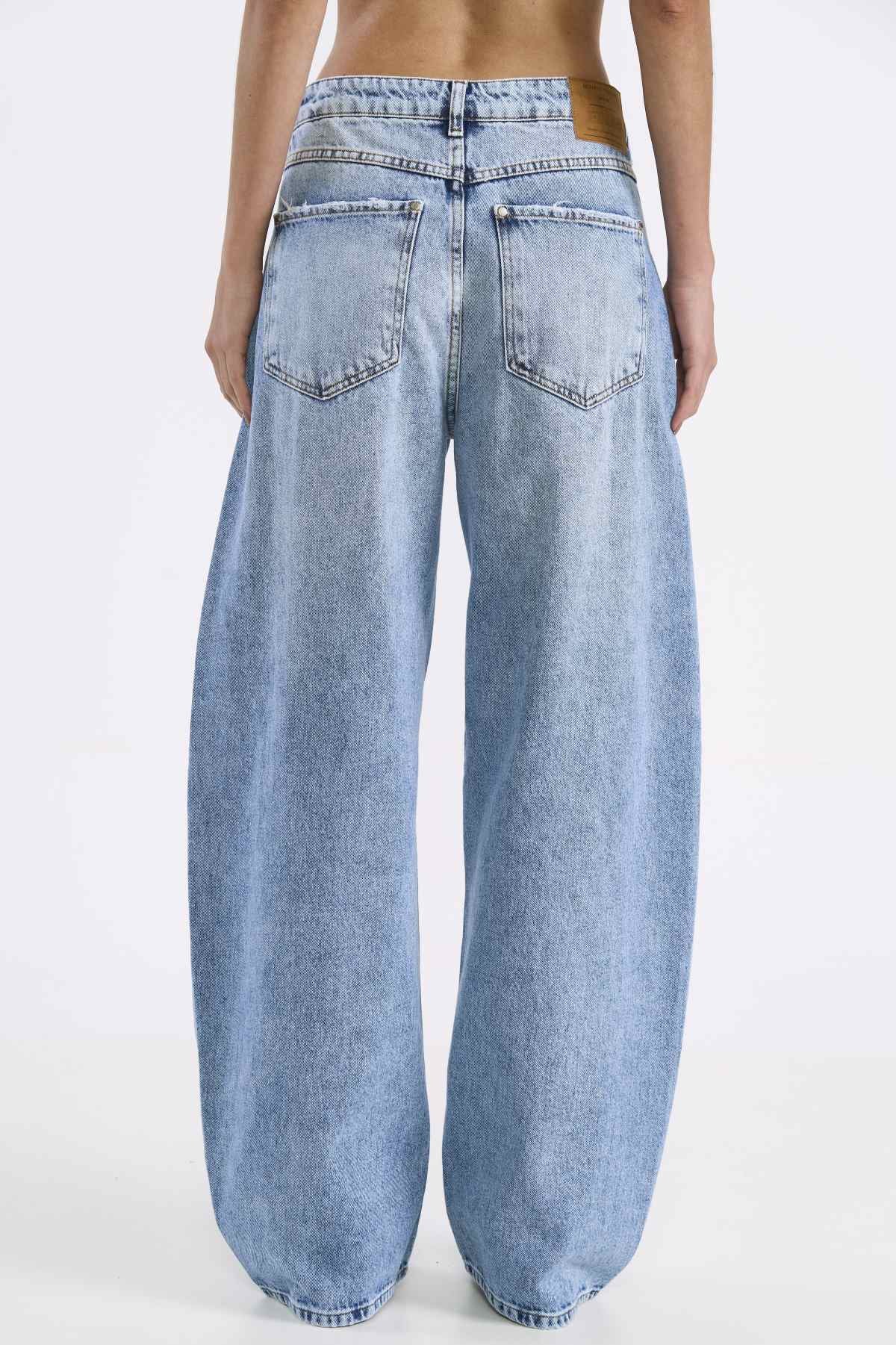 Calça Jeans Barril Colcci Azul Lavagem Clara