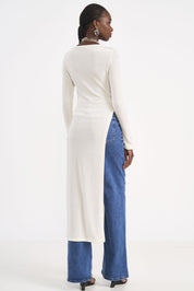 Calça Jeans Colcci Azul Cintura Alta Reta