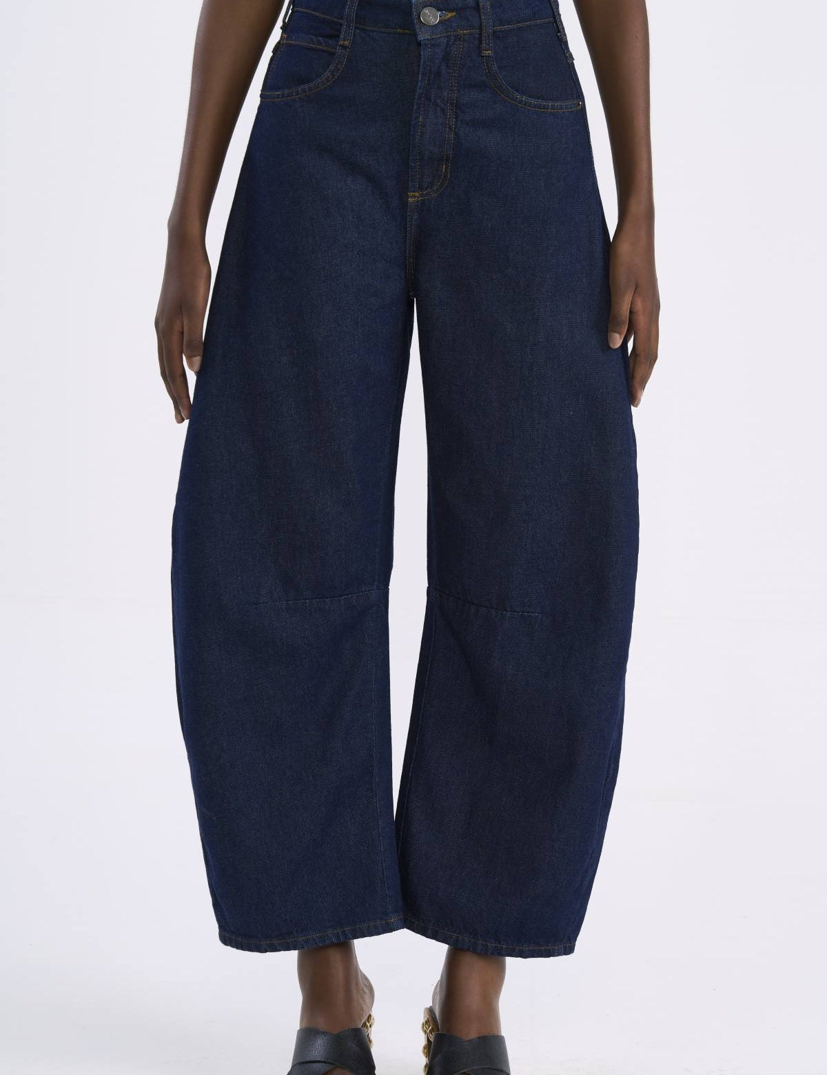 Calça Jeans Colcci Azul Modelagem Barril Cintura Alta