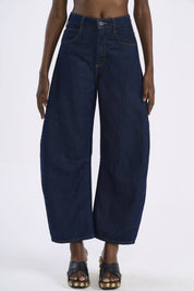 Calça Jeans Colcci Azul Modelagem Barril Cintura Alta
