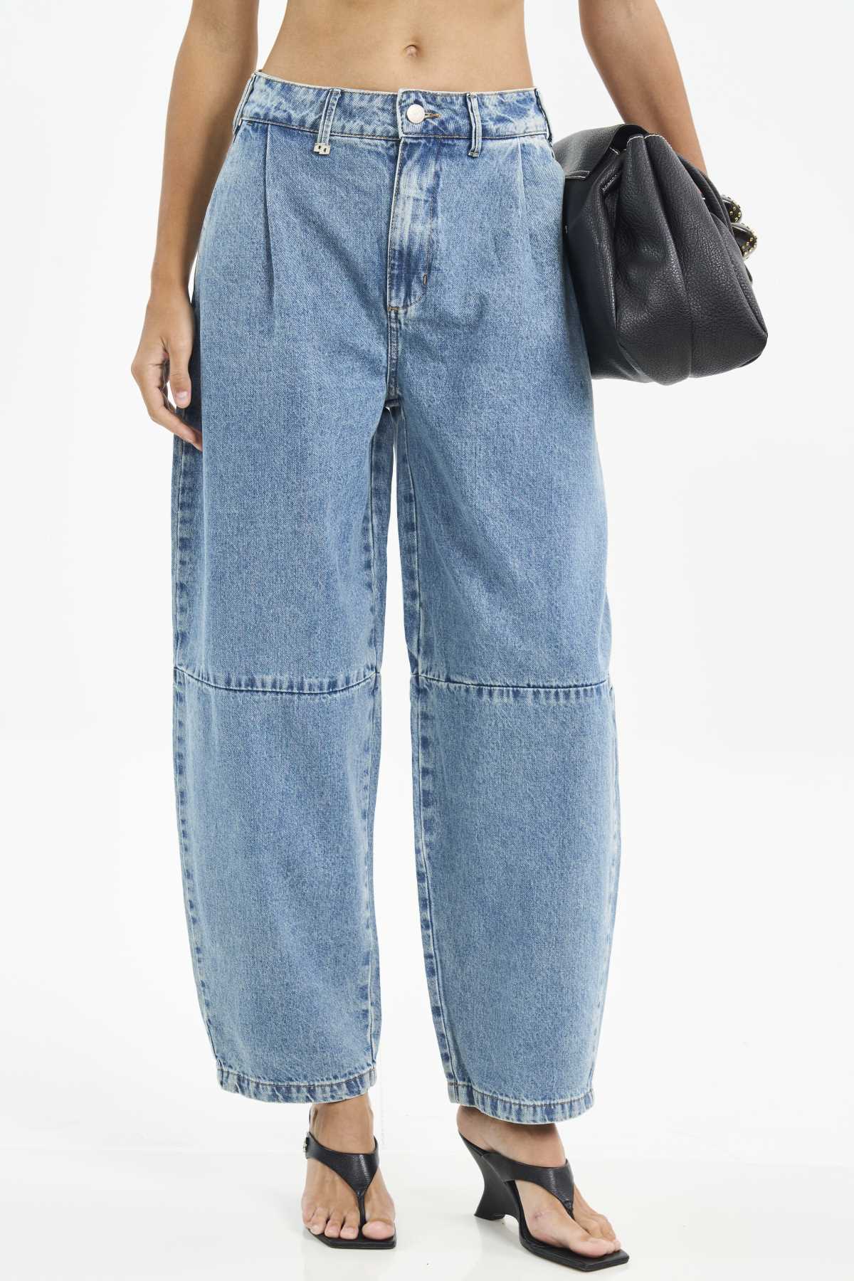 Calça Jeans Mom Colcci Azul Lavagem Clara