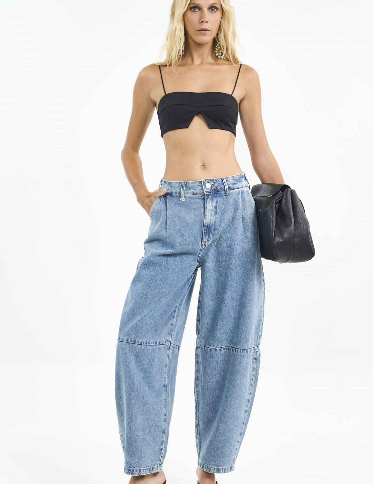 Calça Jeans Mom Colcci Azul Lavagem Clara