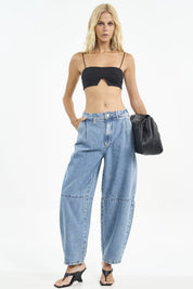 Calça Jeans Mom Colcci Azul Lavagem Clara