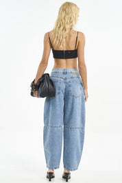Calça Jeans Mom Colcci Azul Lavagem Clara