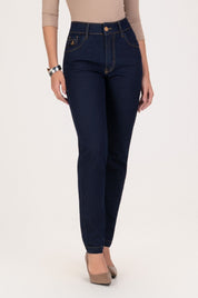 Calça Jeans Skinny Frysaide Azul Cintura Alta