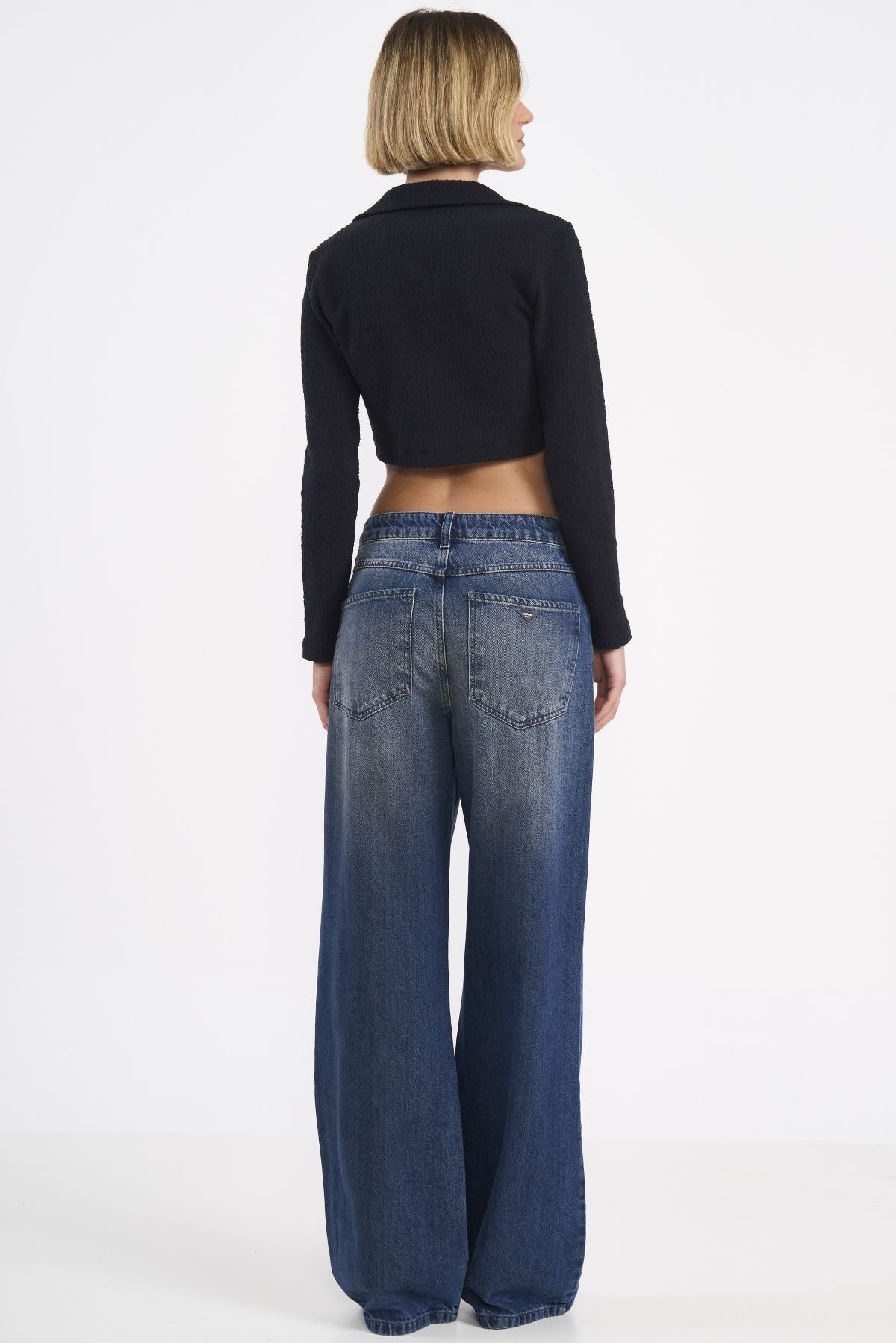 Calça Jeans Wide Leg Colcci Azul Lavagem