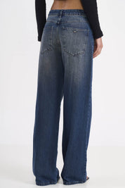 Calça Jeans Wide Leg Colcci Azul Lavagem