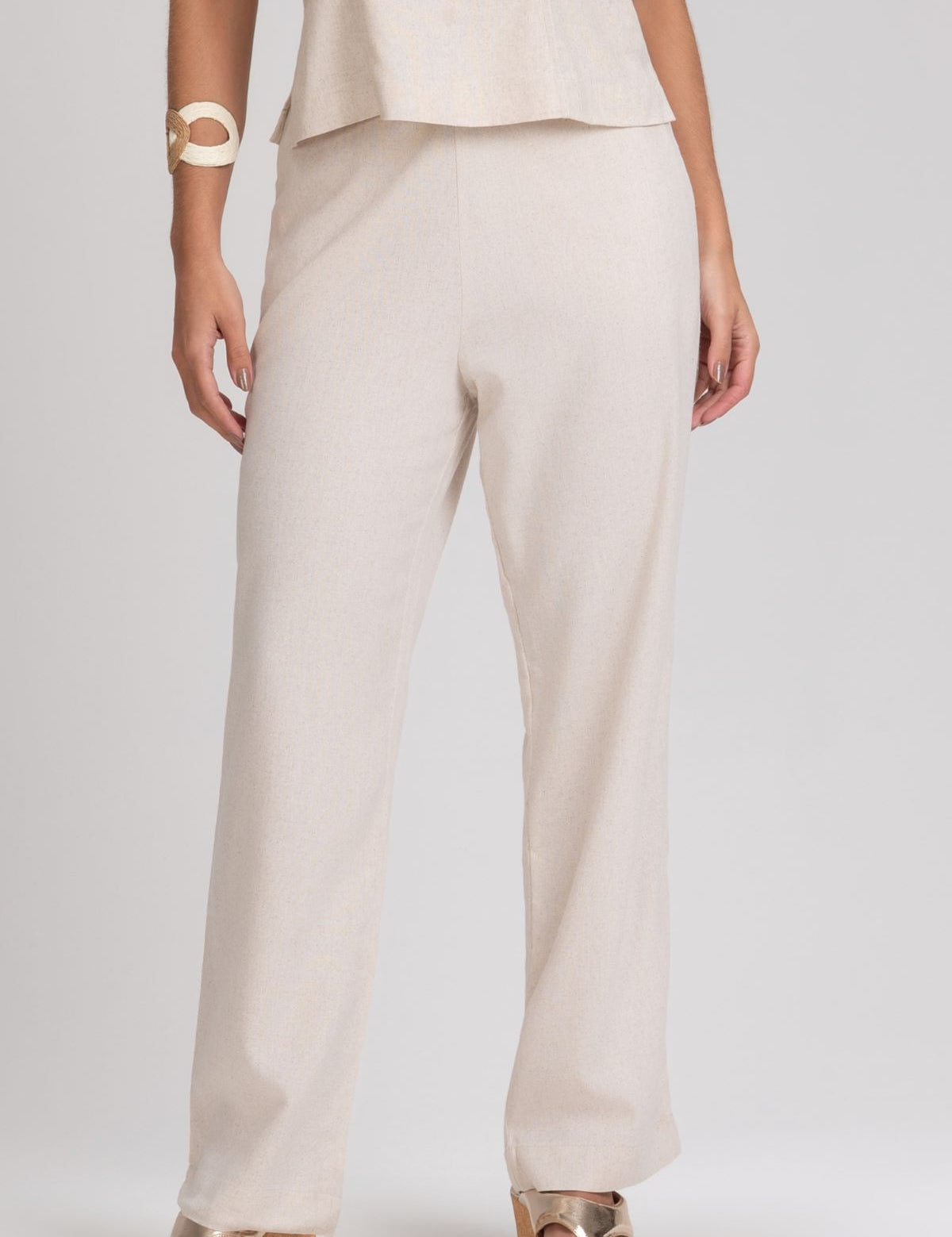 Calça Linho Frysaide Linho Reta Longa