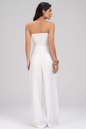 Calça Pantalona Frysaide Off White Alfaiataria