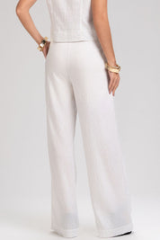 Calça Pantalona Frysaide Off White Listrada